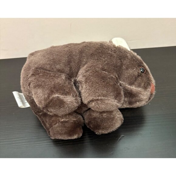 Plush Jumbuck Australia Wombat Toy Brown Soft Stuffed Animal For Ages 3+ - Picture 6 of 7